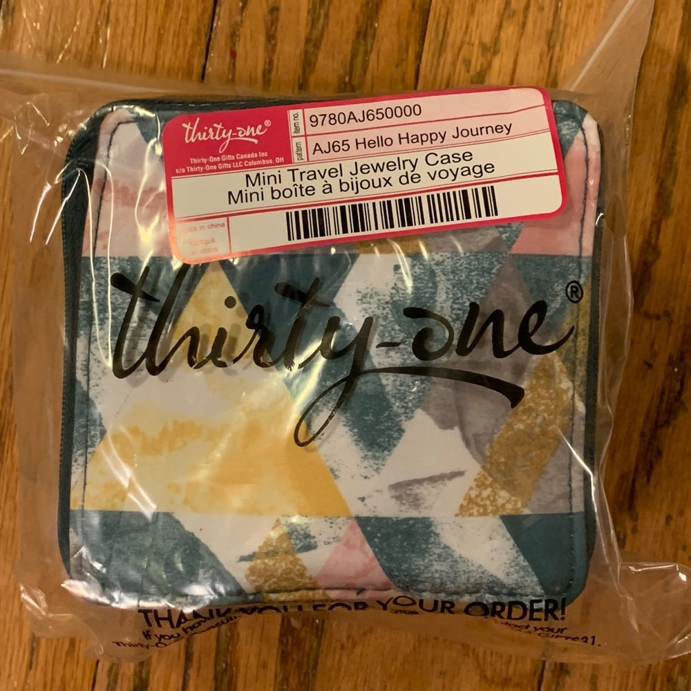 thirty-one Mini Travel Jewelry Case * New In Package * Item: 9780 *
